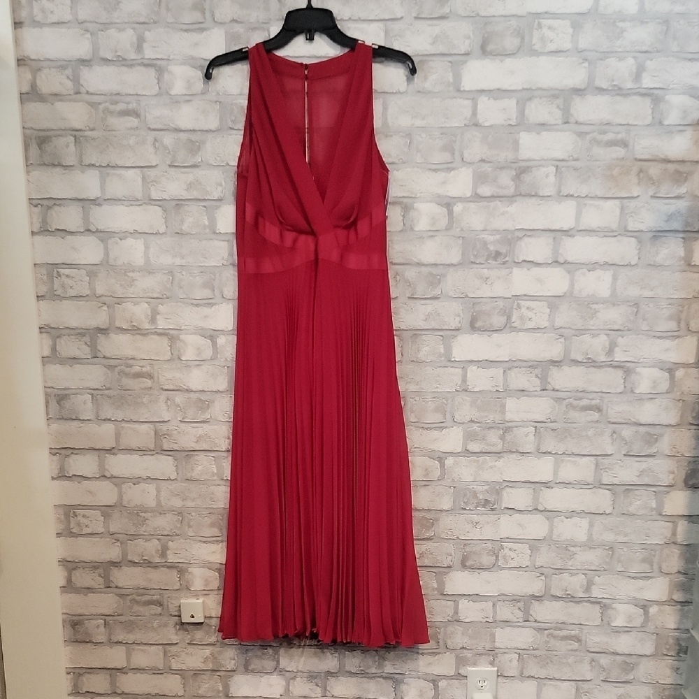 White House Black Market Red Midi Dress Color Is Indulget